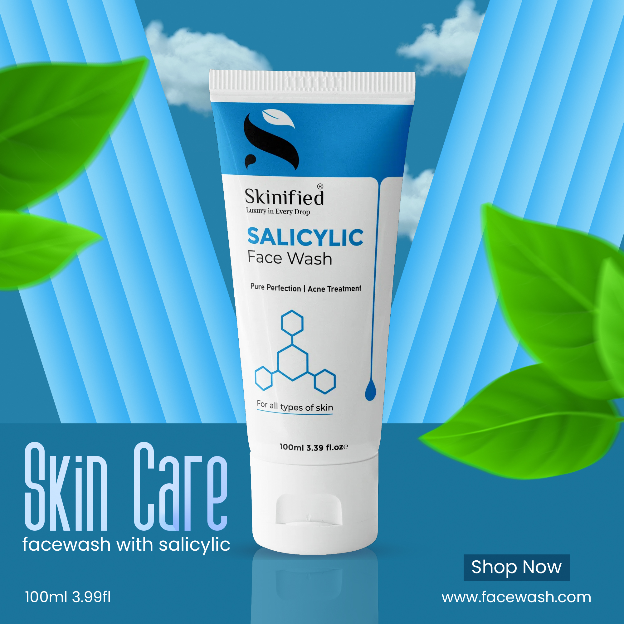 NatureGlow Herbal Face Wash – Healthy Ingredients for Fresh & Radiant Skin